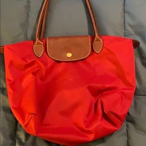 Red Longchamp Purse